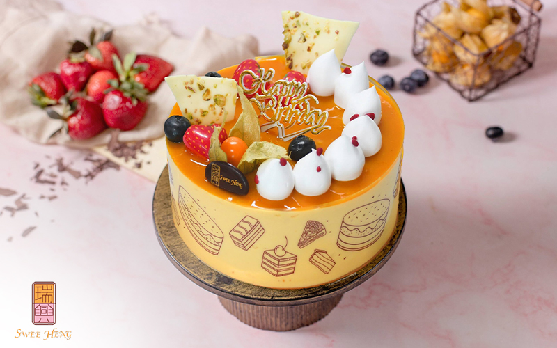 Swee Heng's mango mousse cake